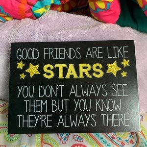 Friends sign